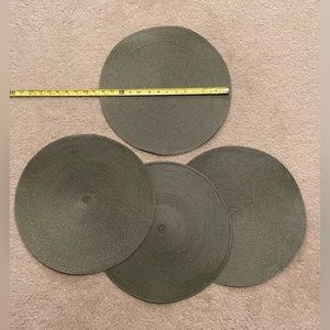 Set of 4 Jute Placemats New without Tags
